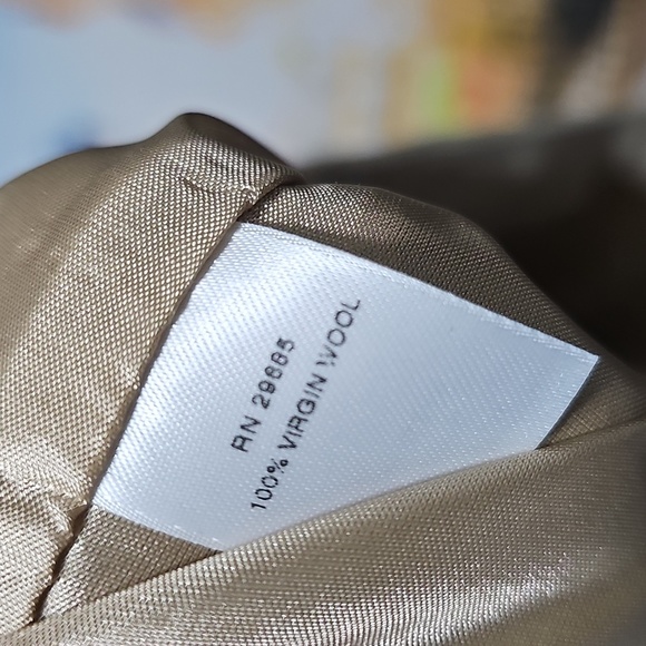 Pendleton Women's Virgin Wool Tan Trousers Size 12 Petite - Picture 4 of 4